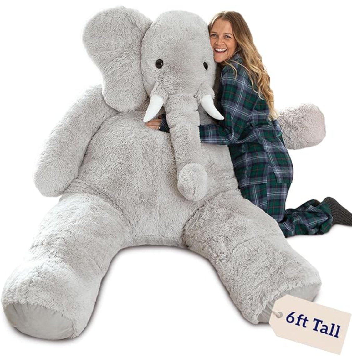 HUGE 72" Elephant Plush