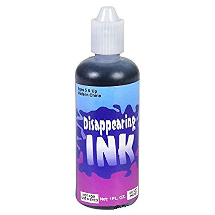 Disappearing Ink